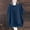 Navy, variant on GZWYHT Linen Tops For WomenGauze Casual Dressy Blouse Outfits Trendy Boho Outfits Crewneck Short Sleeve Solid Shirts Casual Summer Loose Fit Trendy Outfits