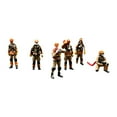 thumbnail image 3 of Milaget 1/64 Scale Firefighter Figure Diorama Action Figures Mini Realistic Tiny People Model for Scenery Landscape Decor Accessories Style C, 3 of 9