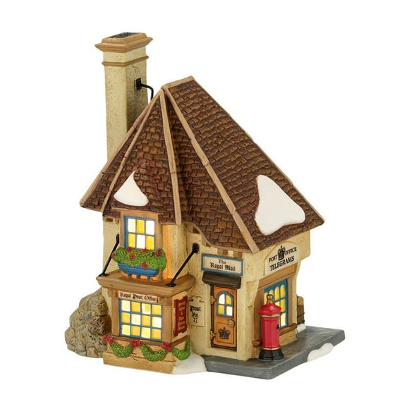 Department 56 Dickens' Village Royal Mail Devon Lit House, 6.22 inch