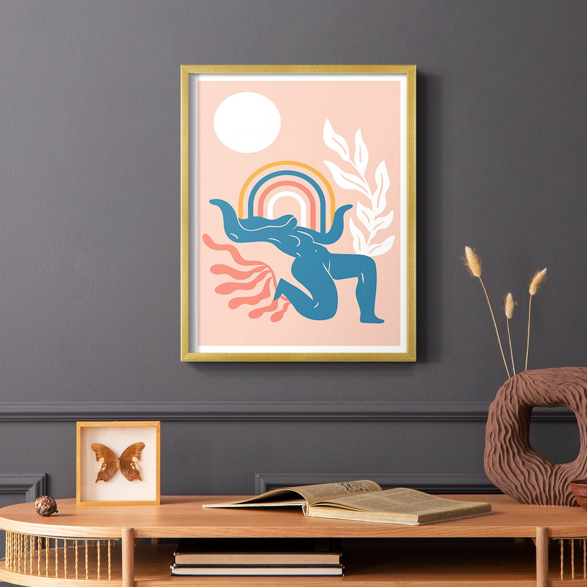 Matisse CCCXIX in Gold Solid Wood 8 x 10 Framed Print