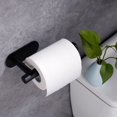 thumbnail image 3 of Towel Storage Rack Wall Mounted  High Loading Capacity  Punch-free  Space-saving  Stainless Steel  Tissue Towel Roll Dispenser  Bathroom Supply, 3 of 8