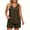 Army Green, variant on NominalSnug Plus Size Pajamas Sets for Women Sleeveless V Neck Tank Tops and Shorts with Pockets Cozy Loungewear
