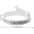 thumbnail image 2 of HUGFEGWE Ring Measuring Strap | Ring Sizer Gauge Set | Ring Sizer Measurement, Strap and Soft Ruler, Jewelry Sizing Tool Tape Finger Size Measurement Circle for Finger Circumference Measurement, 2 of 8