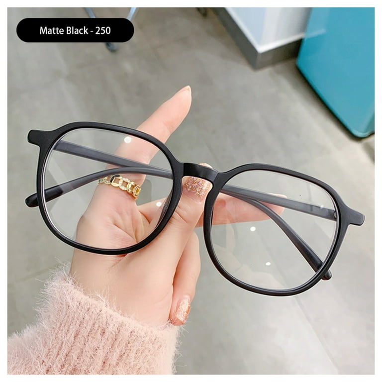 Oversized Rim Graded Computer Glasses Unisex 0 600 Prescription Glasses Blue Light Blocking Myopia for Women Men Anti Radiation Ray Functional Eye