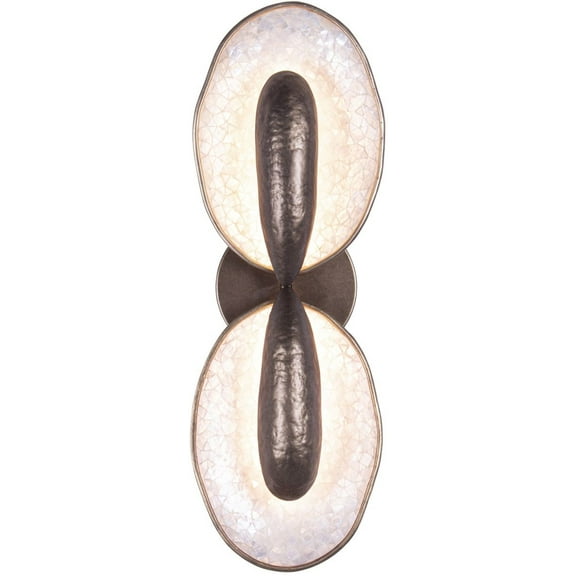 Kalco 523332 Spat 24" Tall Led Wall Sconce - Pearlized Antique Brass