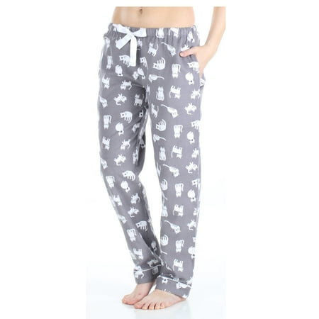 

PajamaMania Women s Cotton Flannel Pajama PJ Pants with Pockets