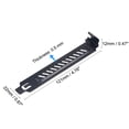 thumbnail image 3 of Unique Bargains PCI Slot Covers with Screws for PC Case Airflow and Dustproof Black 4 Pack, 3 of 5