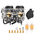 thumbnail image 2 of Carburetor for Kawasaki Prairie 650 KVF650 Brute Force 650 KVF650D Replaces Carb 15003-1755, 2 of 7