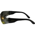 thumbnail image 4 of Global Vision Rider Safety Motorcycle Riding Sunglasses Black Frame Blue Mirror Lens Z87.1, 4 of 5