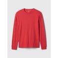 thumbnail image 5 of Camiseta GAP para hombre, manga larga, suave y moderna, color rojo L, 5 of 5