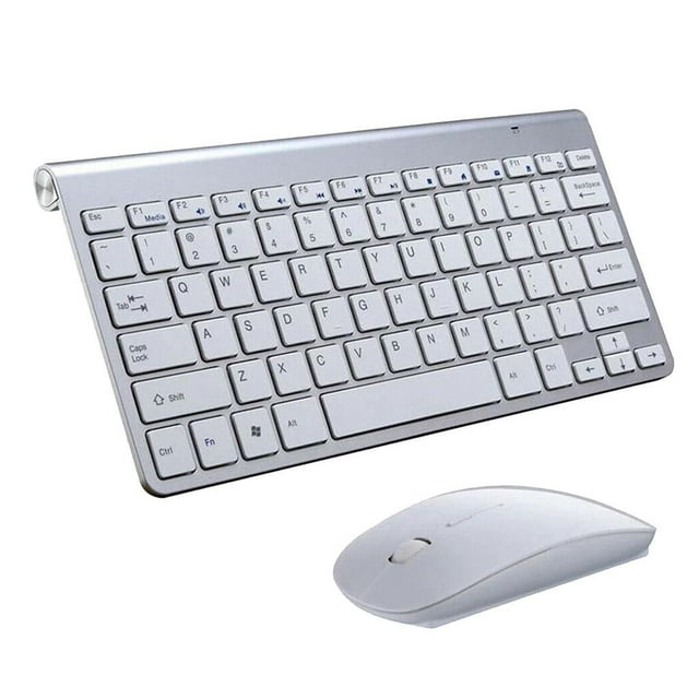Ratón Inalámbrico CUTICAT Mini Impermeable 2.4G para PC Laptop Plata