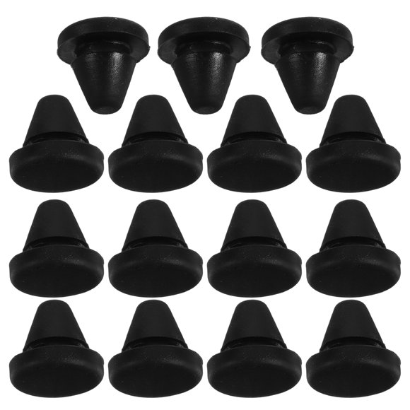 WHAMVOX 15Ud Protectores Negros De Silicona Para Pies De Con Soporte Antivibración