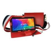 LINSAY 7" 2GB RAM 64GB Android 13 WiFi Tablet with case Red, Fashion Handbag and Pen