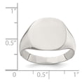 thumbnail image 2 of 925 Sterling Silver Solid Polished Ring Size 11 32mm Wide Ring for Women - 7.9 Grams, 2 of 2
