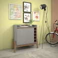 thumbnail image 2 of Essence 5-Bottle Wine Buffet Stand in Grey, 2 of 9