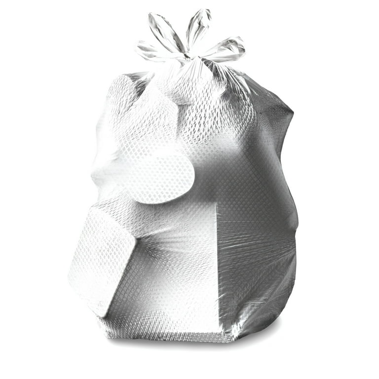 Glad Medium Trash Bags, 8 Gallon, 26 Bags (ForceFlex, Quick Tie