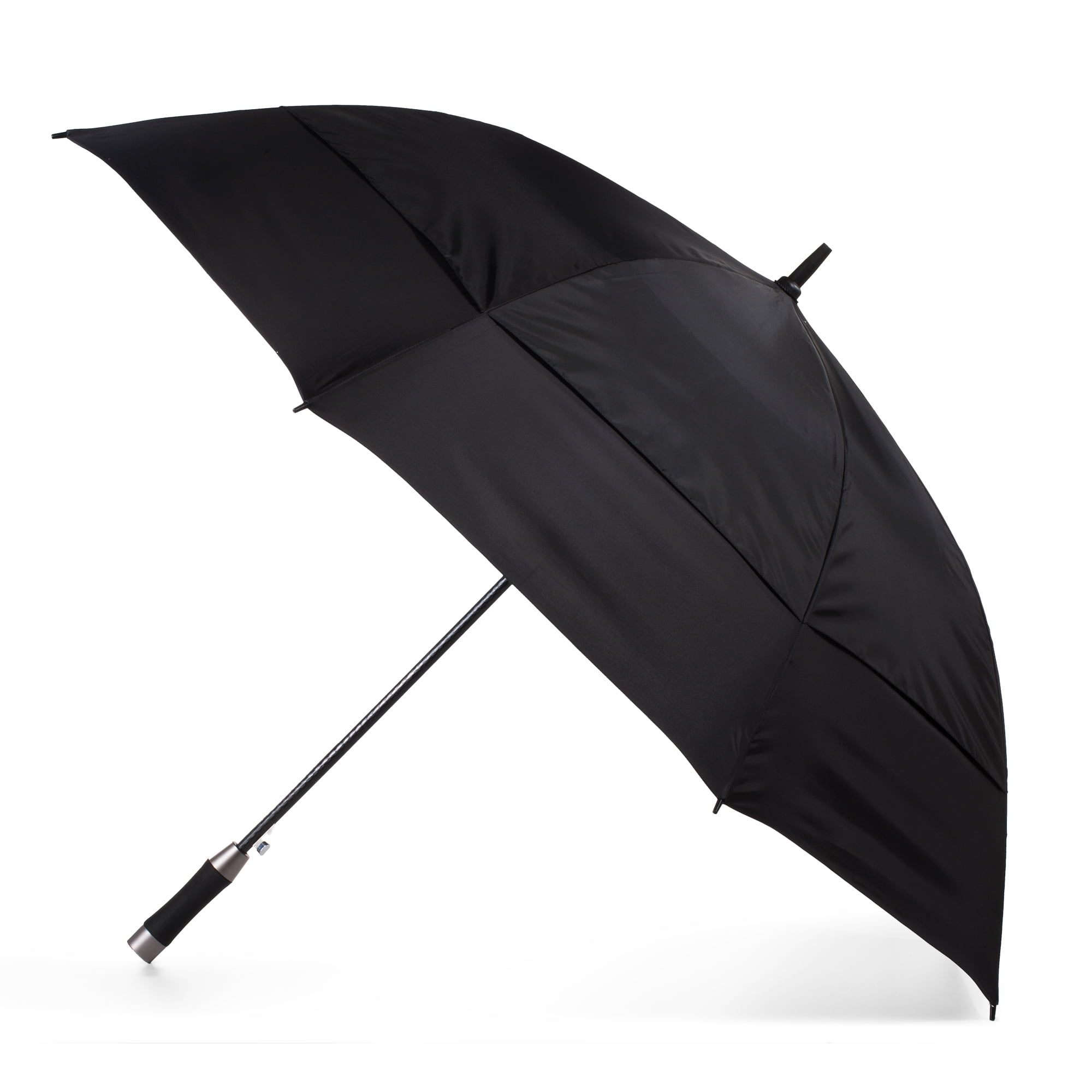 totes Recycled Canopy Vented One-Touch Auto Open Golf Umbrella with  SunGuard® - Walmart.com