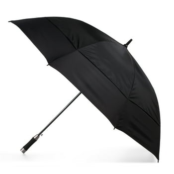 totes Recycled Canopy Vented One-Touch Auto Open Golf Umbrella with SunGuard®