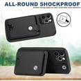 thumbnail image 5 of Étui Portefeuille avec Porte-Cartes, Étui avec Support en PU, Compatible avec iPhone 14 Pro, 5 of 5