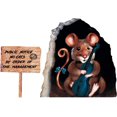 thumbnail image 4 of Realistic 3D Mouse Hole Wall Sticker - Mouse Hole Wall Stickers Home Decor - Mouse in a Hole 3D Wall Sticker Fun Art Home Decor, 4 of 5