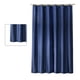 thumbnail image 3 of Cortina de ducha impermeable con ganchos Cortina de ducha de poliéster gruesa moderna para el baño del hotel en casa Azul oscuro, 3 of 10
