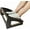 Black, variant on StrongTek Ergonomic Wooden Under-Desk Footrest, Adjustable Heights, Anti-Slip Surface, Supports 400 lbs, Natural