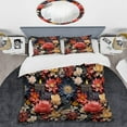 thumbnail image 2 of Designart "Beige Pink Castle Floral Retreat" Floral Bedding Covert Set - Cottage Bed Set With 2 Shams, 2 of 5