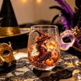 thumbnail image 6 of Witch Stemless Wine Glass Set, 6 Piece Gothic Crystal Ball Glass Cups for Halloween, Witch Themed Stemless Tumbler for Witchy Decor and Party Drinking, Vintage Style, 6 of 7