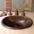 thumbnail image 4 of Native Trails Rolled Baby Classic Brushed Nickel Drop-in Oval Bathroom Sink, 4 of 4