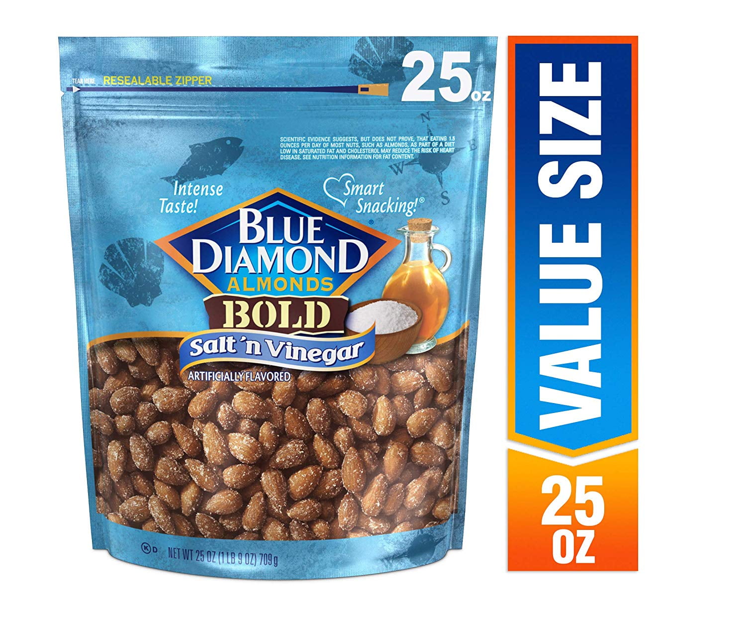 Blue Diamond Almonds Bold Salt N Vinegar