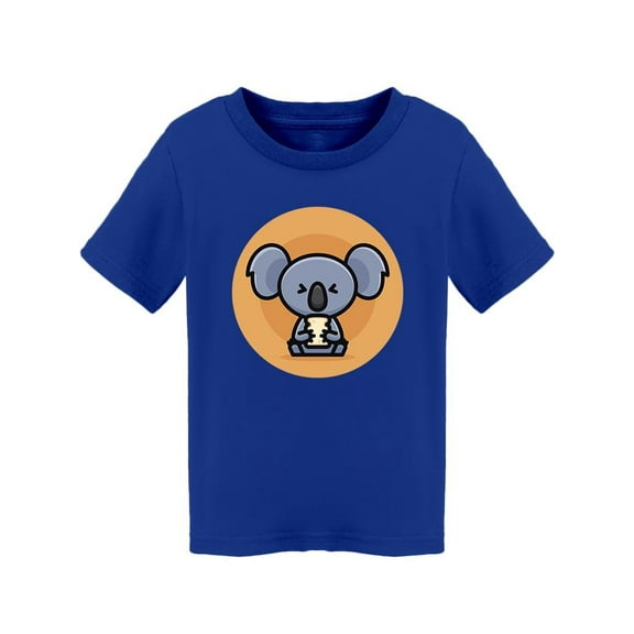Cute Koala Eating Bread  T-Shirt Toddler -Image by Shutterstock,  2 Toddler