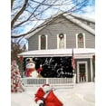 thumbnail image 5 of Garage Door Banner Cover 6 x 13 ft, Christmas Xmas Snowman Lights Snowflakes Red Black Christmas Garage Door Decorations Holiday Christmas Backdrop Decor for Winter New Year Xmas Party, 5 of 6