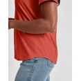 thumbnail image 4 of Hanes Originals Women's Cotton T-Shirt, Relaxed Fit Red River Clay XS, 4 of 6