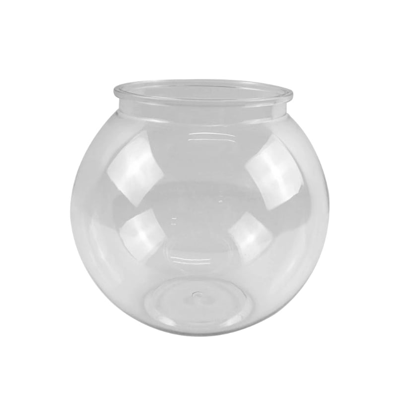 3D Printed Plastic Hexagon Galapagos Bowl with Fish Choice of Sizes 
