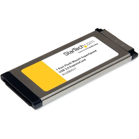 UPC: 0065030849890 | StarTech 1-Port Flush Mount ExpressCard SuperSpeed USB 3.0 Card Adapter
