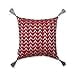 thumbnail image 3 of Pillow Perfect 624402 16 Po Moderne Géométrique Jeter Coussin - Rouge & Argent, 3 of 4