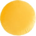 thumbnail image 1 of Solid Color Round Throw Pillow Sham, Round Pillow Covers for Home Decoration, Soft Warm Pillow Case (Yellow), 1 of 7