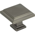 thumbnail image 3 of Atlas Homewares 289 Sutton Place 1-1/4" Square Cabinet Knob - Bronze, 3 of 7