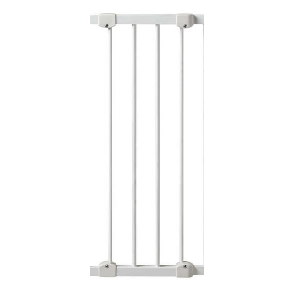 KidCo Angle Mount Safeway Gate 10" Extension, White, Steel Metal