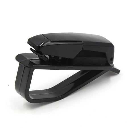 Black Plastic Car Auto Sun Visor Sunglasses Eyeglasses Glasses Card Holder Clip