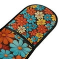 thumbnail image 4 of Yayeee Double Oven Mitt Kitchen Heat Resistant Baking 35" x7" Quilted Glove, Blooming Flowers, 4 of 6