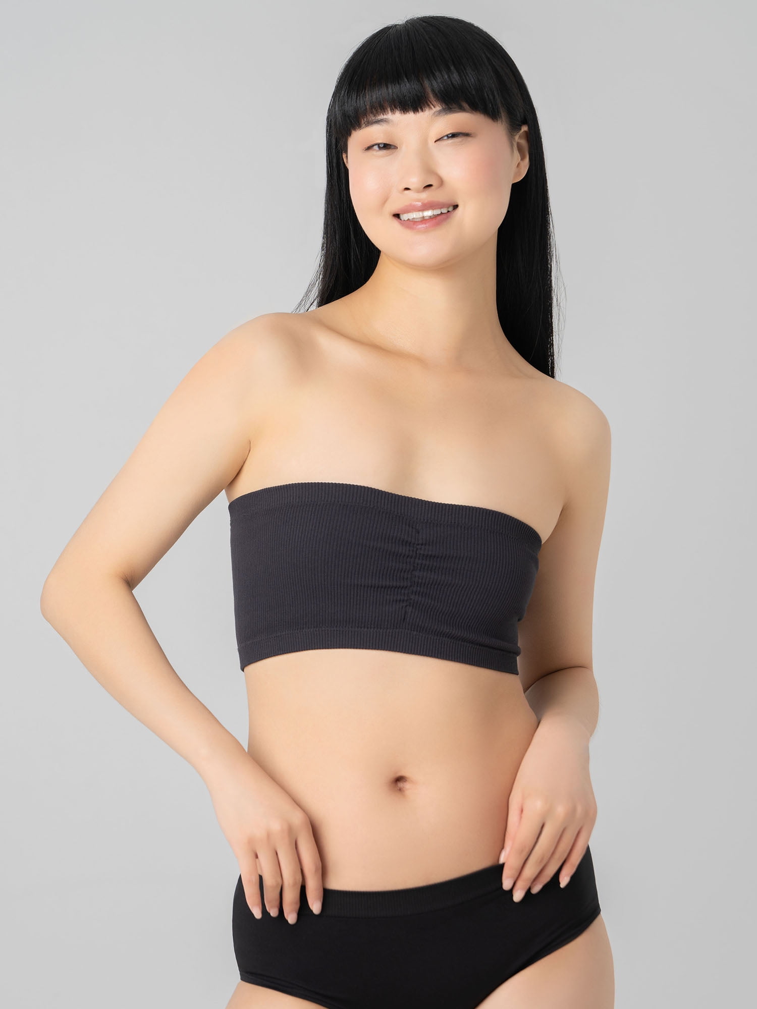No Boundaries Seamless Bandeau Bra, Women's and Women's Plus, Sizes XS-3XL