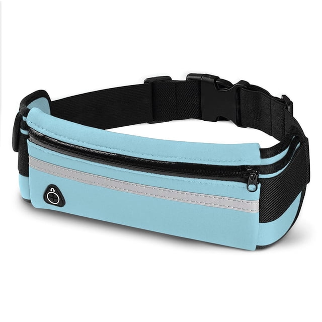 Riñonera Deportiva E Tronic Edge Negra Ajustable para Correr, Entrenar, Ciclismo y Viajar