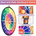 thumbnail image 4 of Casewin 28.7" Dart Board for Kids, Board Games for Kids with 16 Sticky Balls, Indoor Outdoor Fun Party Games Toys, Birthday Toys Gift for Age 5 6 7 8 9 10 11 12 Year Old Boys Girls, 4 of 5