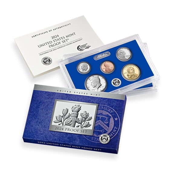 2024 Proof Set - U.S. Mint 10-Coin Clad Set - Collectible OGP Set