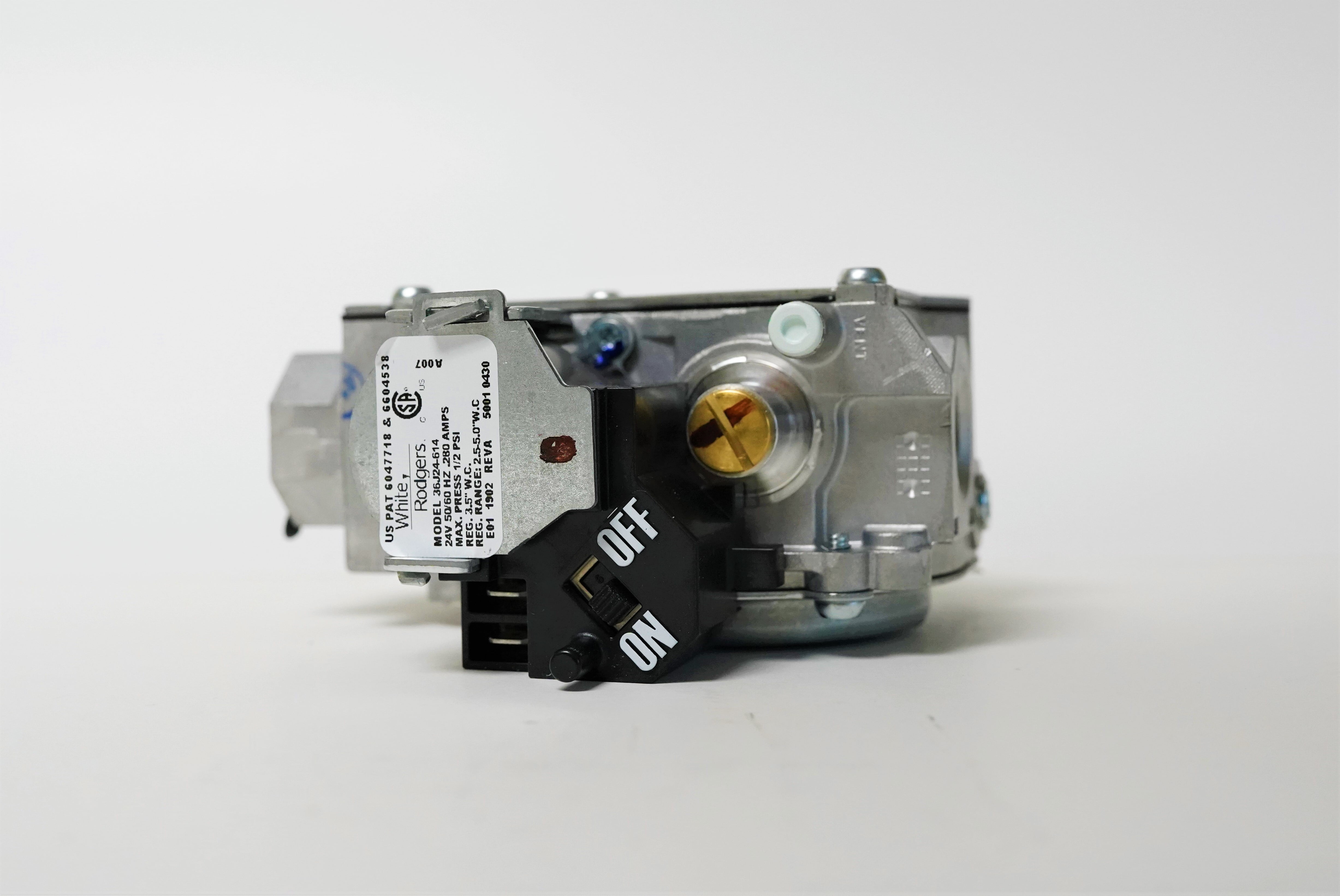 White-Rodgers Gas Valve,24V AC,Single,NPT 36J24-614