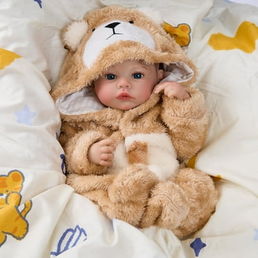 Lifelike Reborn Baby Dolls Girl - 19 inch Newborn Soft Body Vinyl Washable-Best Gift for Kids Age 3 