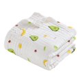 thumbnail image 2 of Toalla de baño de algodón grueso para niños pequeños, paño de lavado para recién nacidos, manta suave Frutas Seis Capas, 2 of 6