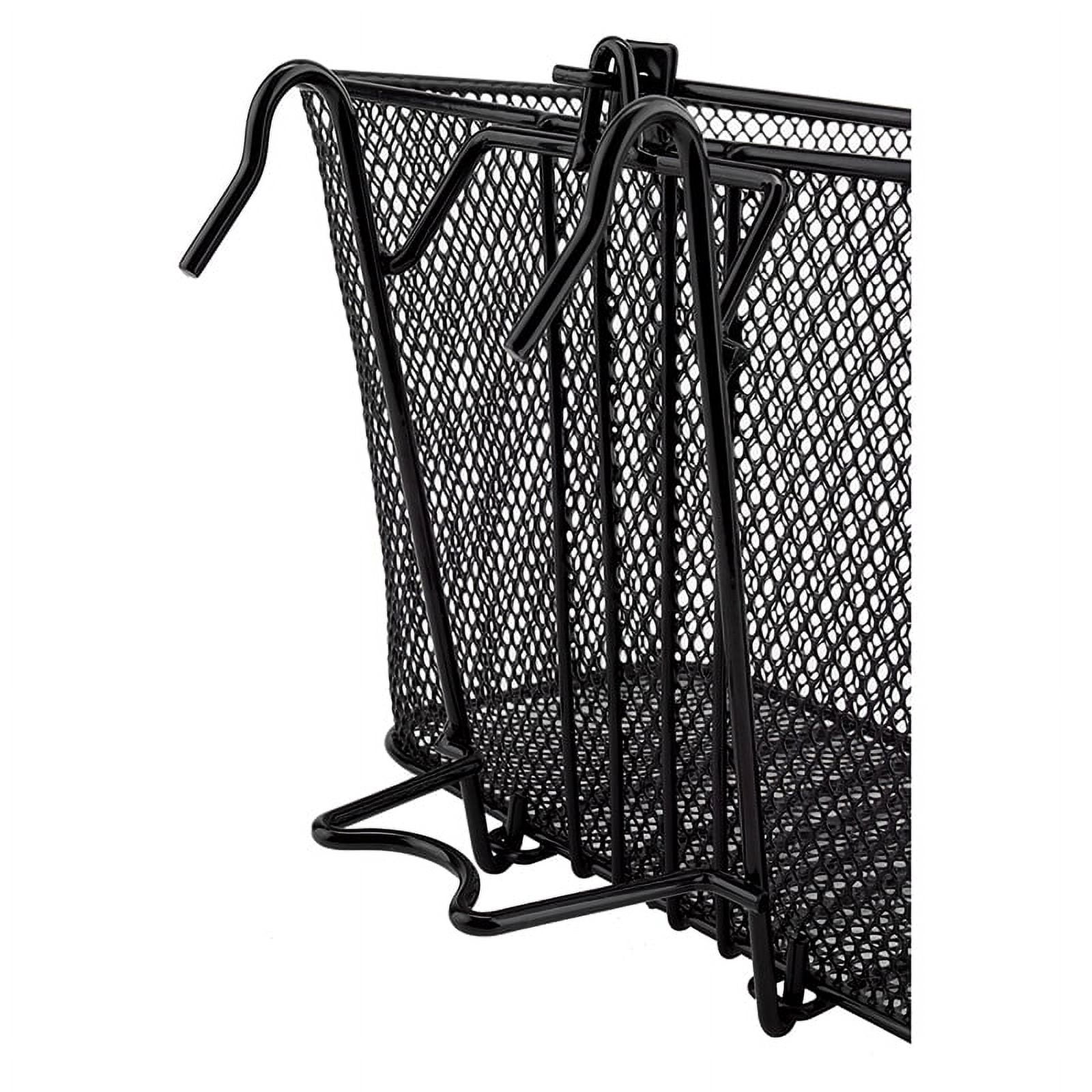 Sunlite Mesh Lift-Off Front Basket Black Steel 14.5x8.5x7`