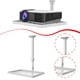 thumbnail image 1 of Soporte de techo con bandeja telescópico de alta resistencia, soporte de proyección portátil de aleación de aluminio para sala de estar y hogar., 1 of 10